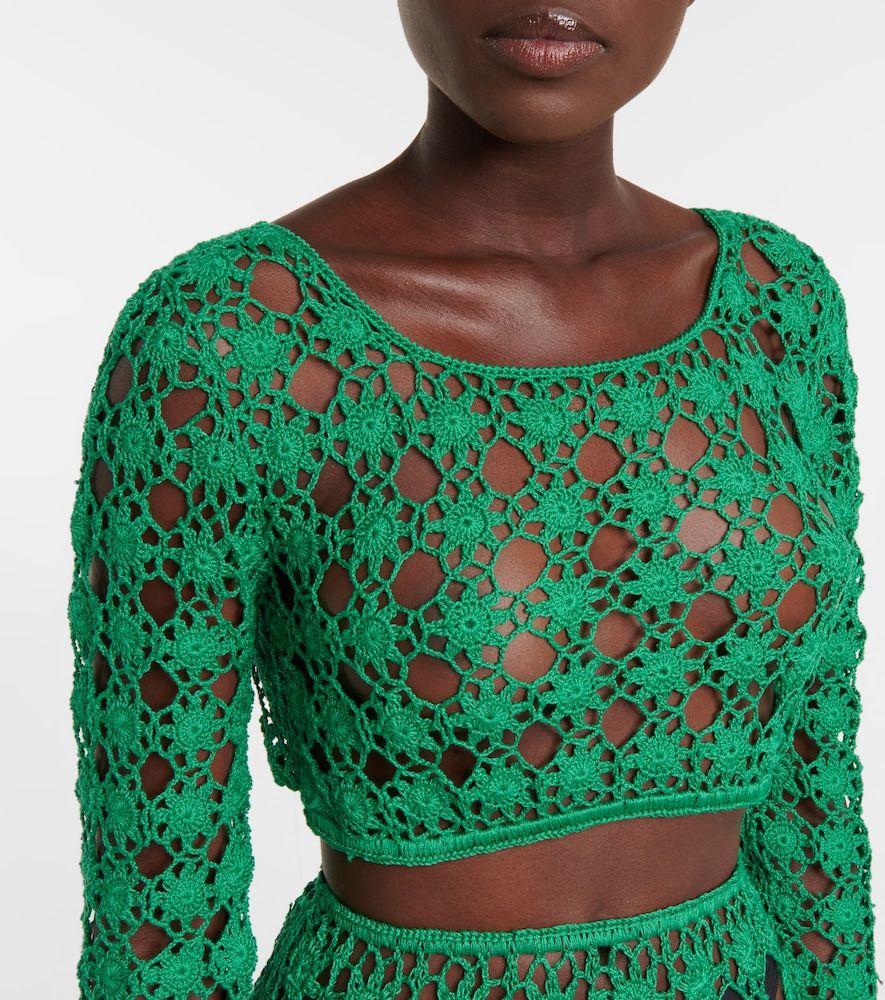 Cropped-Top Bella aus Häkelstrick - Anna Kosturova - Modalova