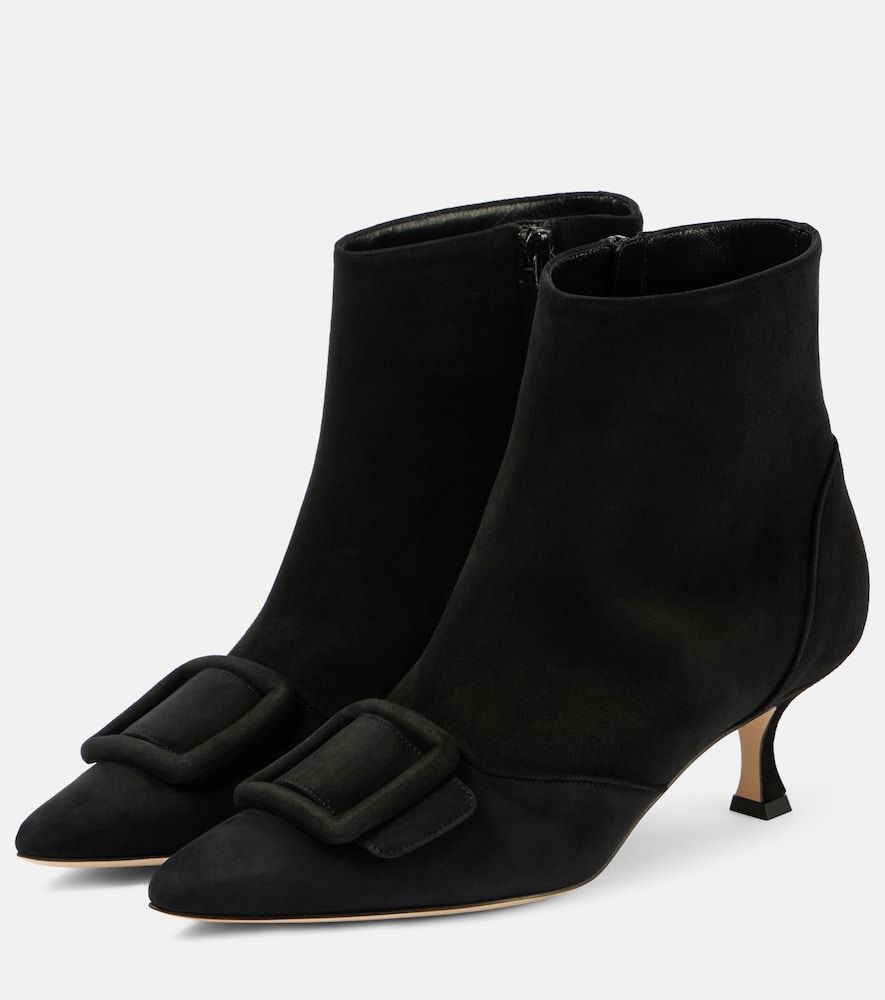 Ankle Boots Baylow 60 aus Veloursleder - Manolo Blahnik - Modalova