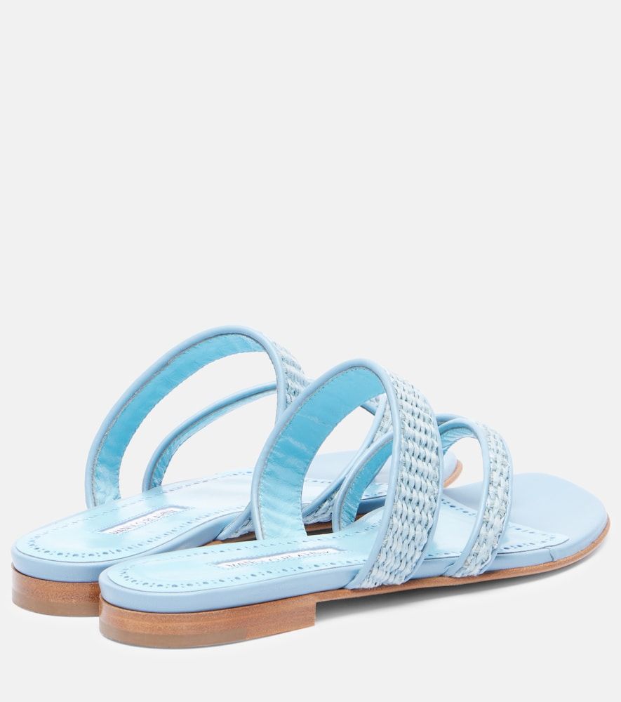 Sandalen Susara aus Raffiabast - Manolo Blahnik - Modalova