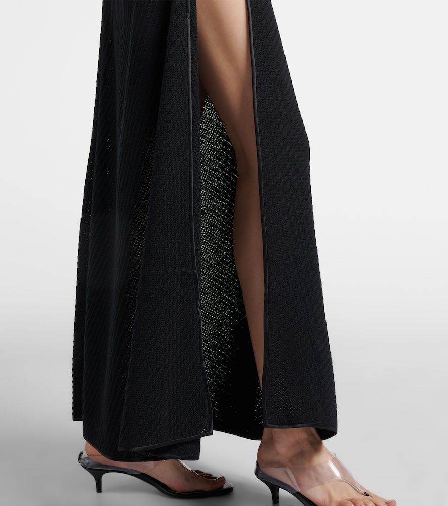 Knitted cotton-blend maxi skirt - Christopher Esber - Modalova