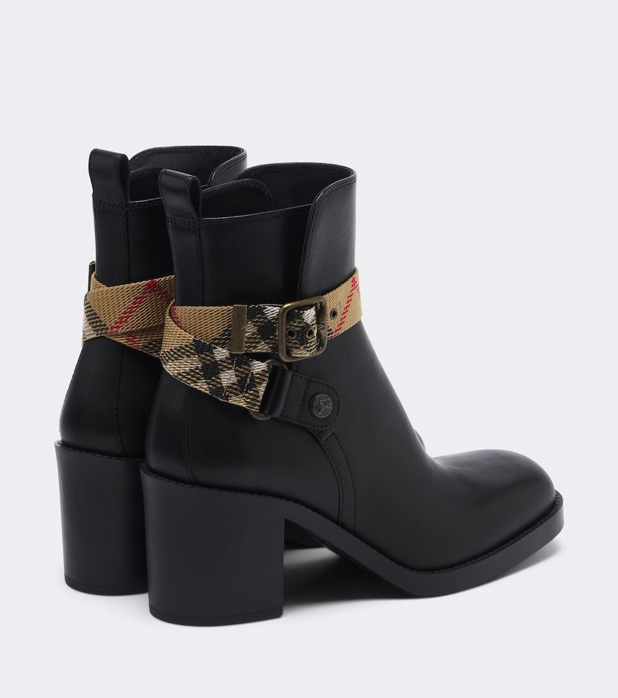 Ankle Boots Huntley aus Leder - Burberry - Modalova
