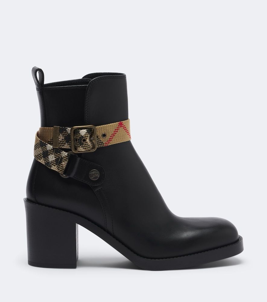 Ankle Boots Huntley aus Leder - Burberry - Modalova