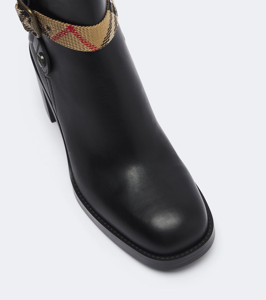 Ankle Boots Huntley aus Leder - Burberry - Modalova