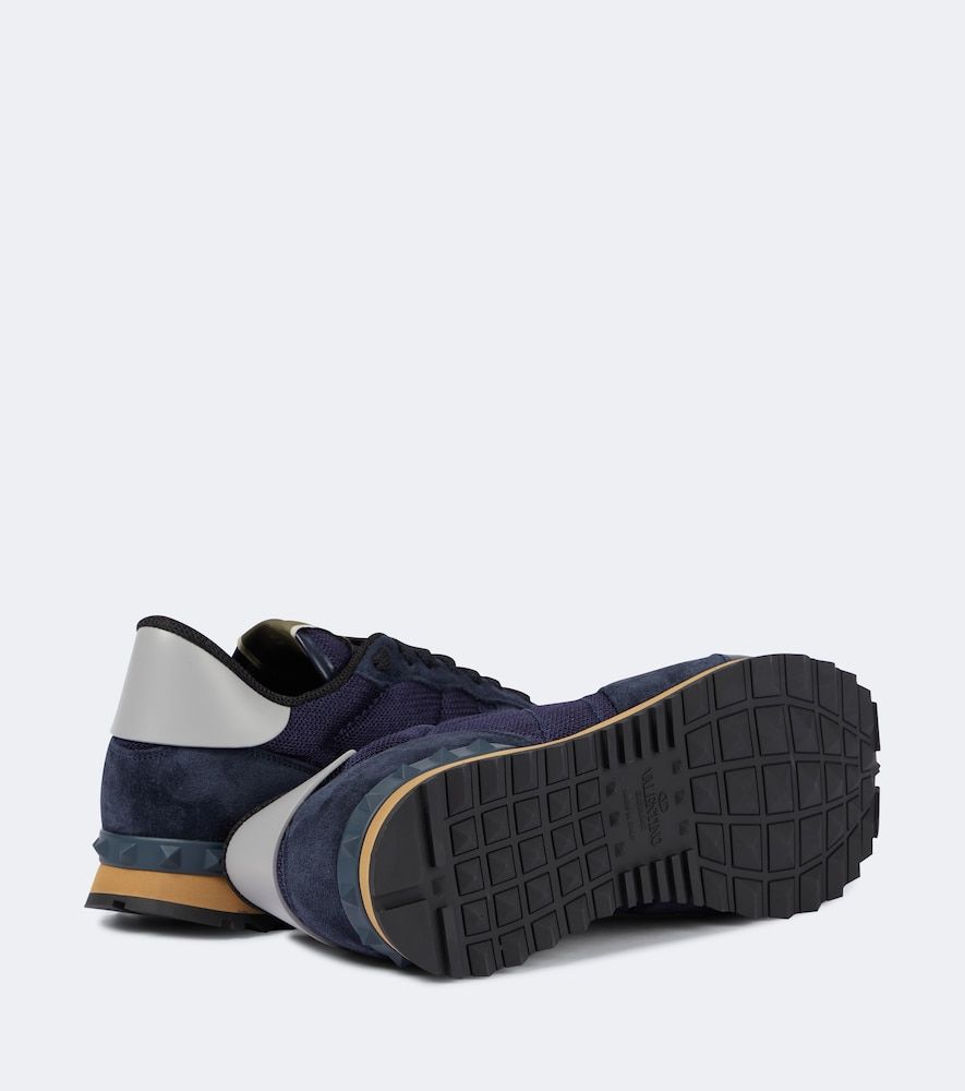Sneakers Rockrunner mit Veloursleder - Valentino Garavani - Modalova