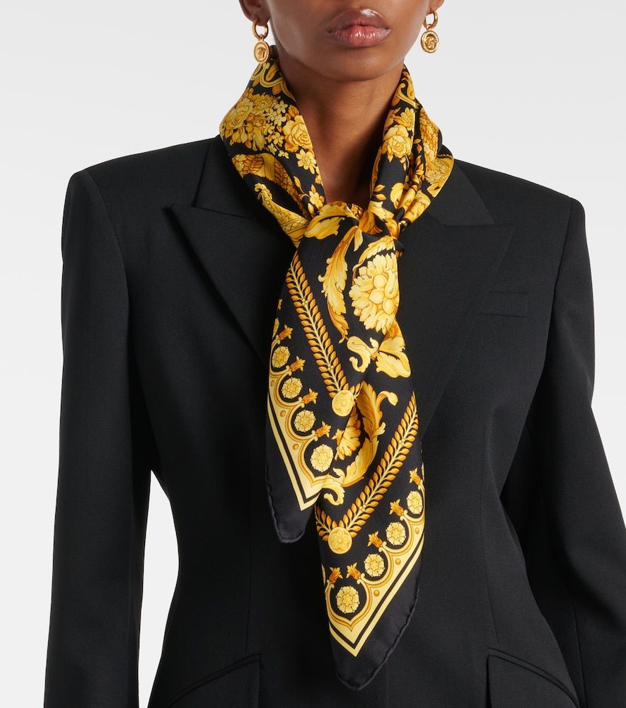Versace Foulard Barocco in seta - Versace - Modalova