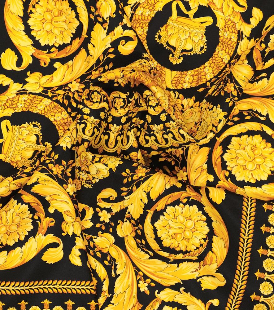 Versace Foulard Barocco in seta - Versace - Modalova
