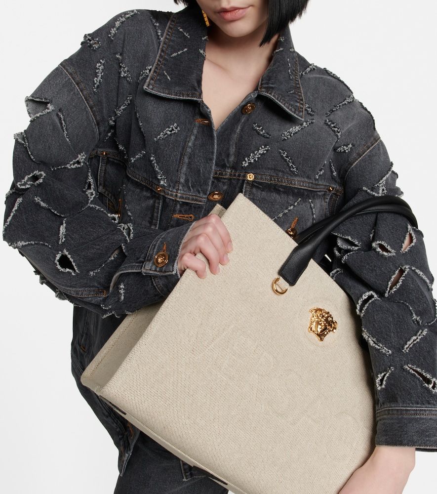 Versace Borsa La Medusa in canvas - Versace - Modalova