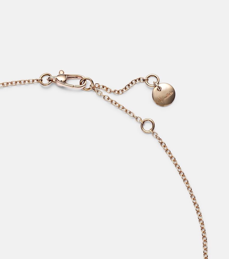 Collar Pom Pom Dot de oro rosa de 18 ct con nácar y diamantes - Pomellato - Modalova