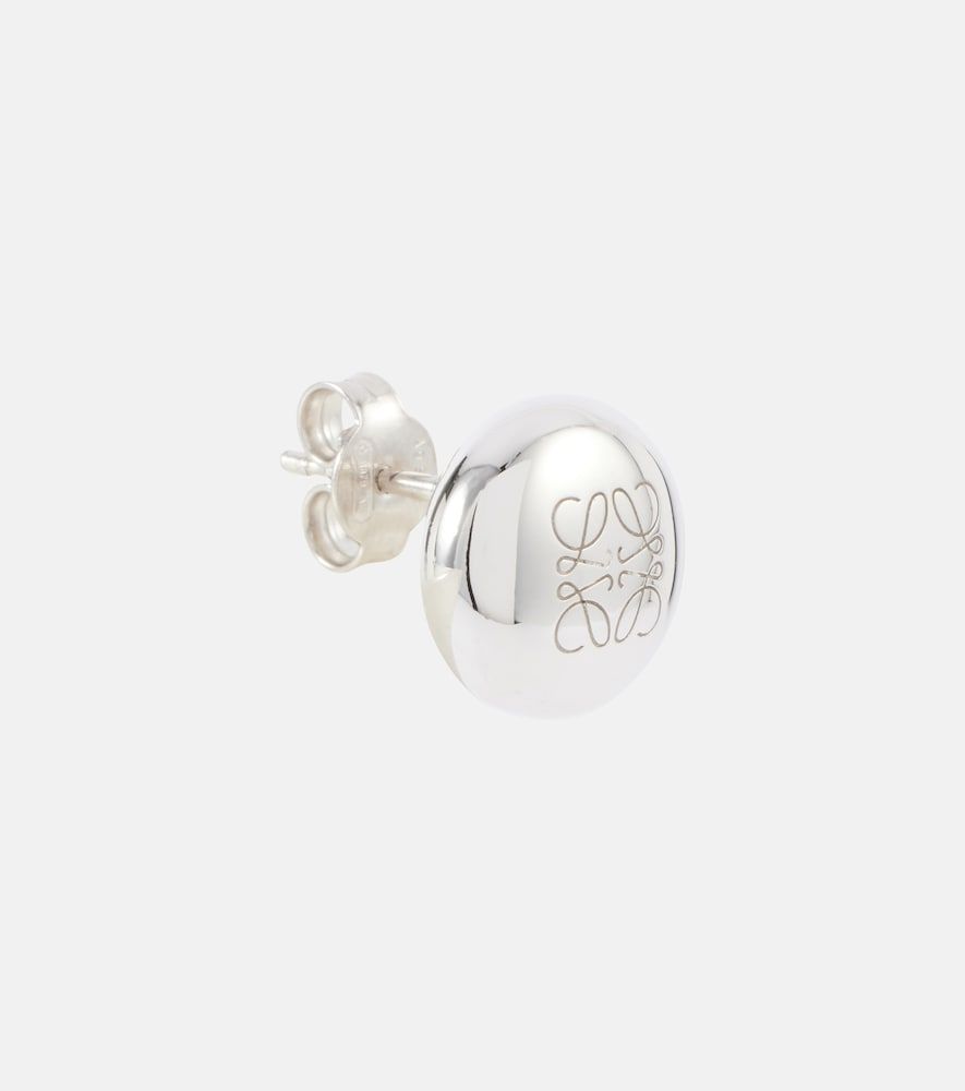 Anagram Pebble sterling stud earrings - Loewe - Modalova