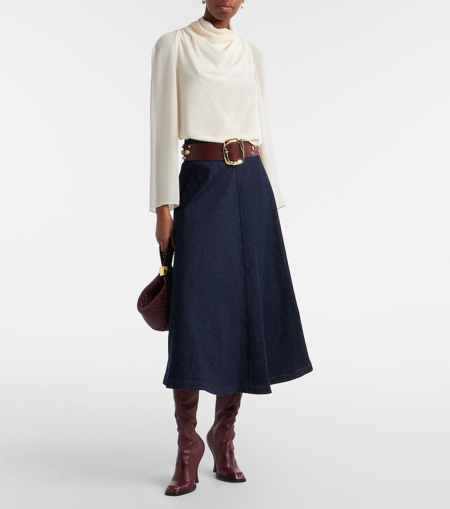 Altuzarra Falda midi Varda de denim - Altuzarra - Modalova