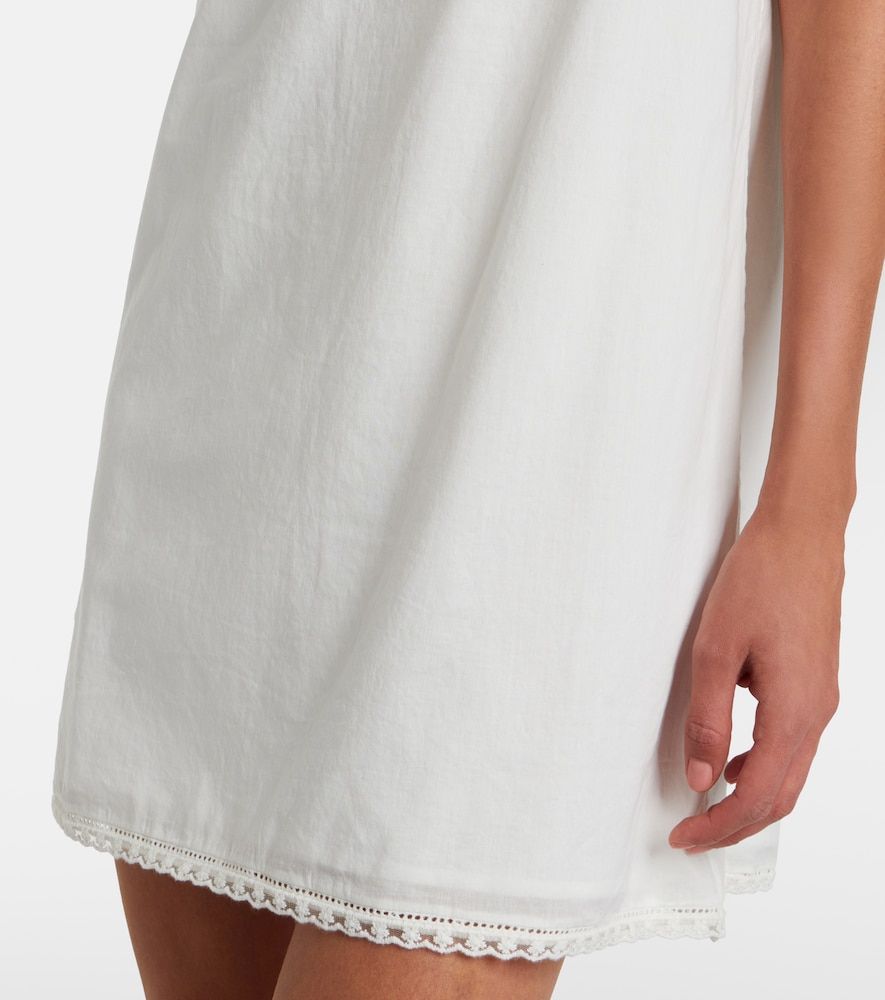 Vestido corto Danielle de algodón con encaje - Posse - Modalova
