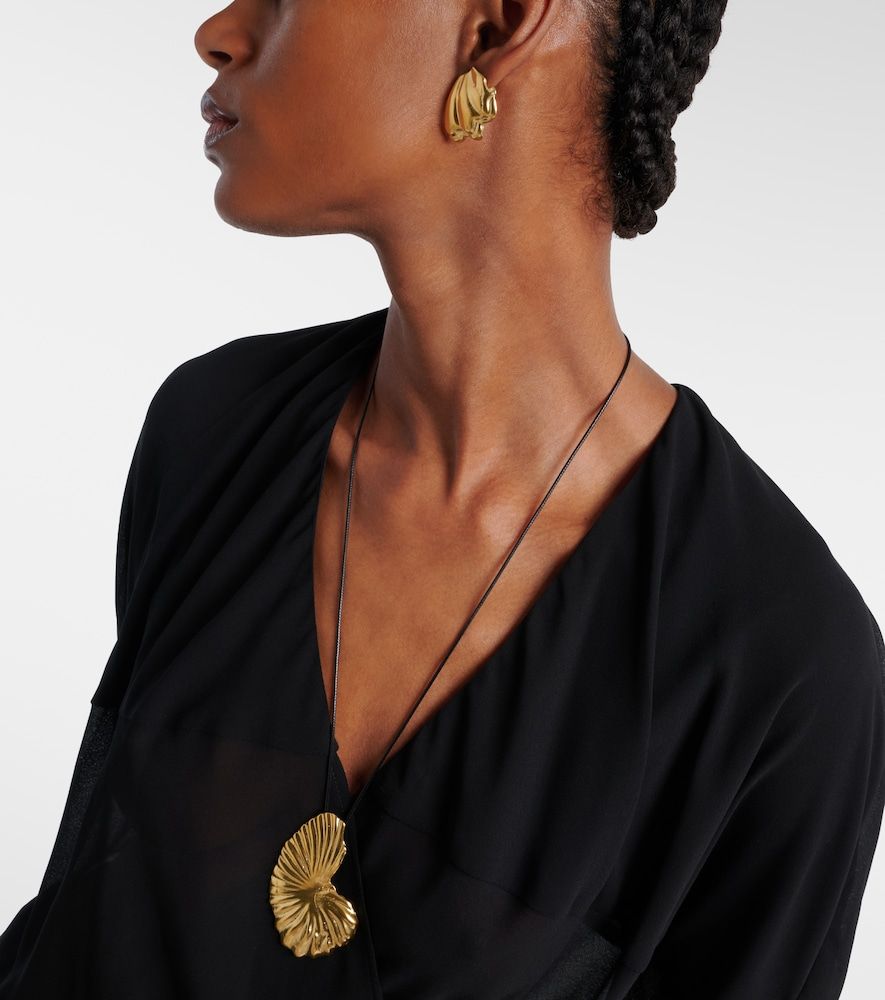 Pendientes Ocean chapados en oro de 24 ct - Ysso - Modalova