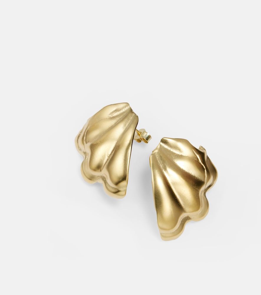 Pendientes Ocean chapados en oro de 24 ct - Ysso - Modalova