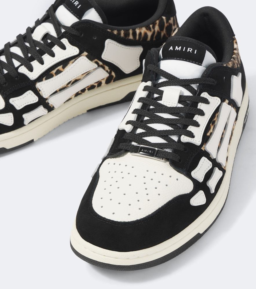 Leopard Skel Top Low leather sneakers - Amiri - Modalova