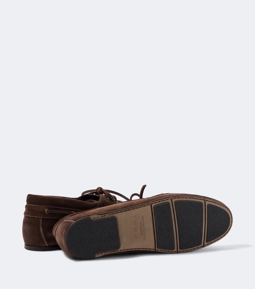 Segelschuhe Marino aus Veloursleder - Manolo Blahnik - Modalova
