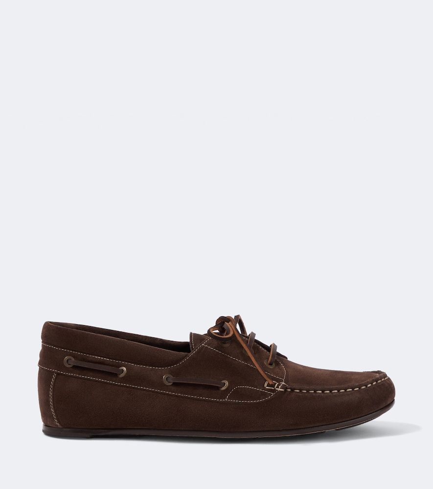 Segelschuhe Marino aus Veloursleder - Manolo Blahnik - Modalova