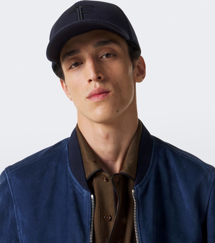 Tom Ford Gorra de cachemir con logo - Tom Ford - Modalova