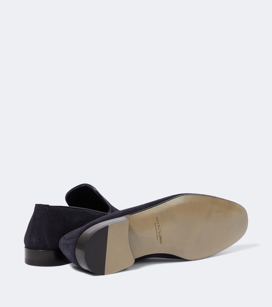Slip-Ons Truro aus Veloursleder - Manolo Blahnik - Modalova