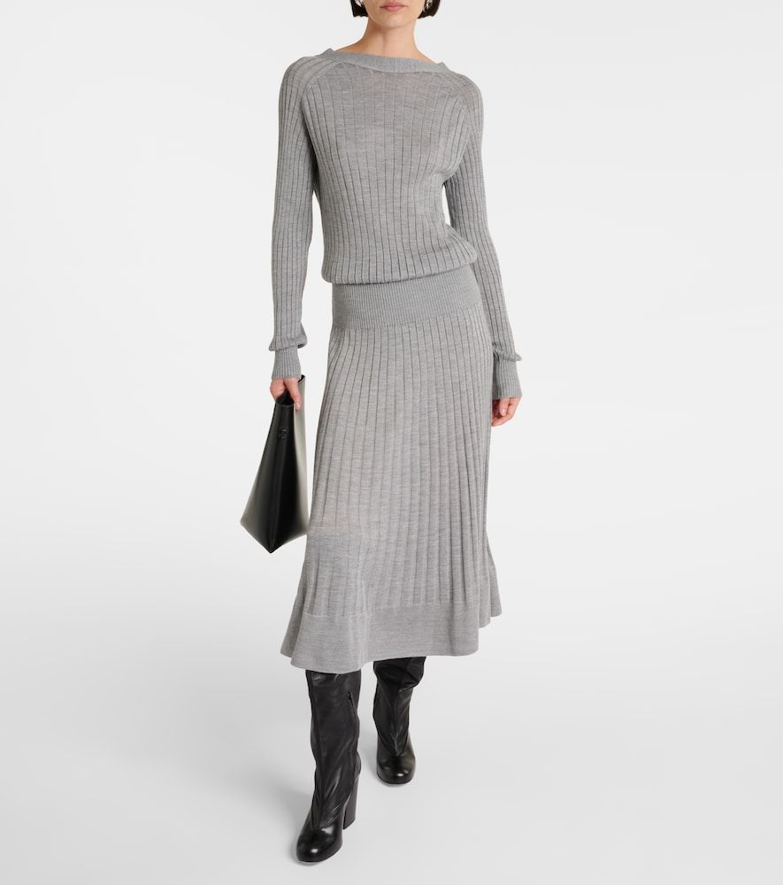 Vestido midi Eden en mezcla de lana - Proenza Schouler - Modalova
