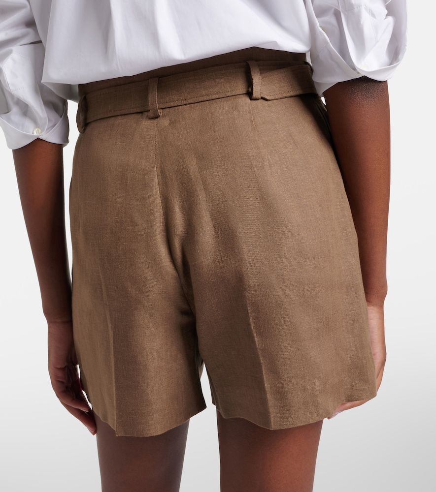 Shorts Denise de lino con cinturón - Ralph Lauren Collection - Modalova