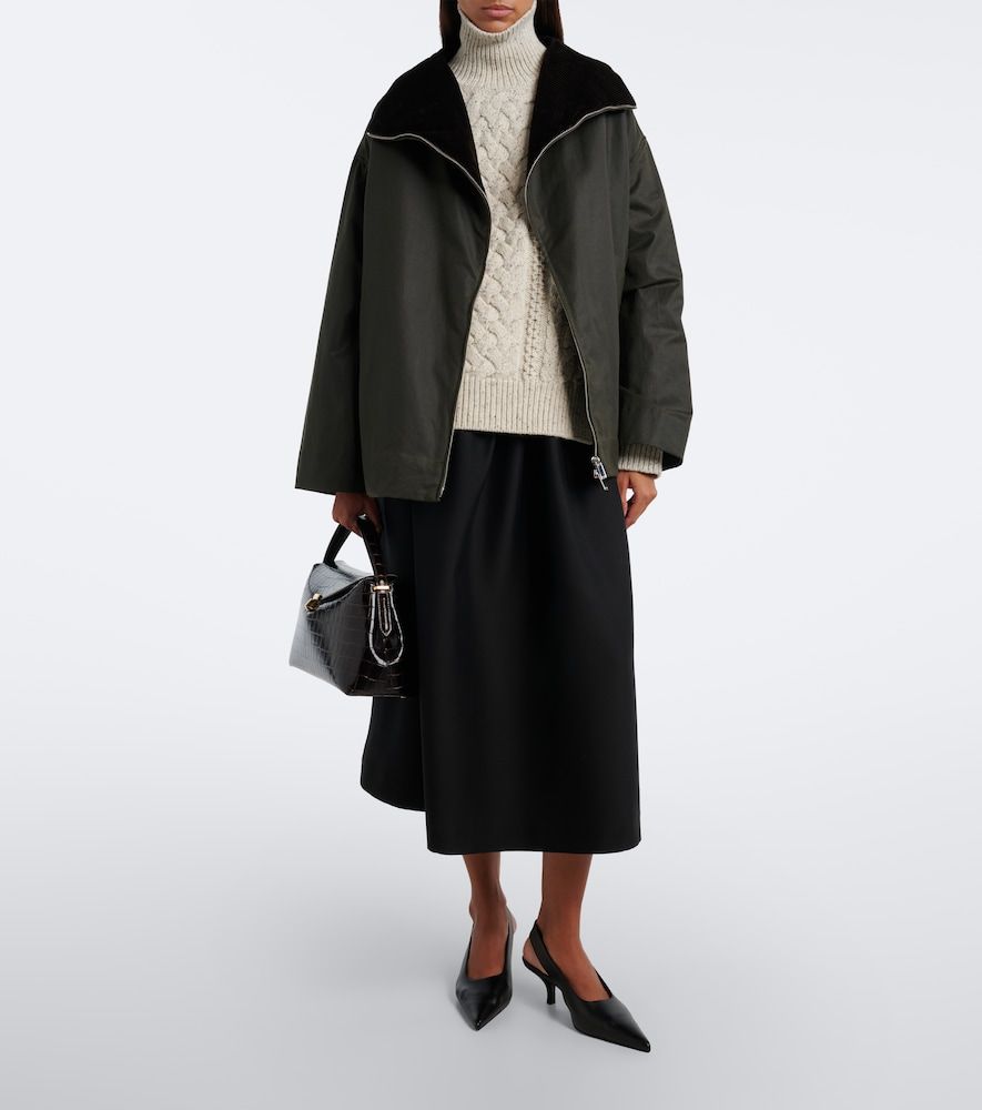Beschichtete Jacke Country aus Baumwolle - Toteme - Modalova