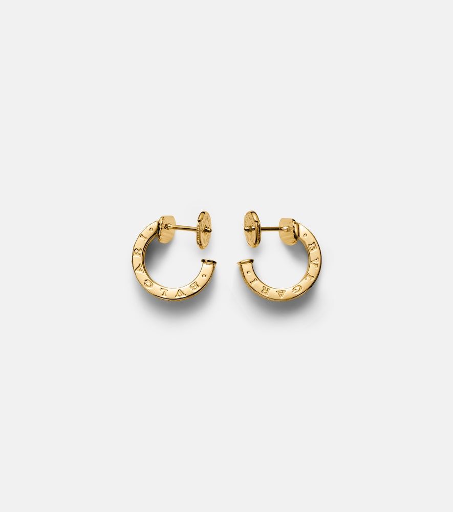 Orecchini B.zero1 in 18kt con diamanti - Bvlgari - Modalova