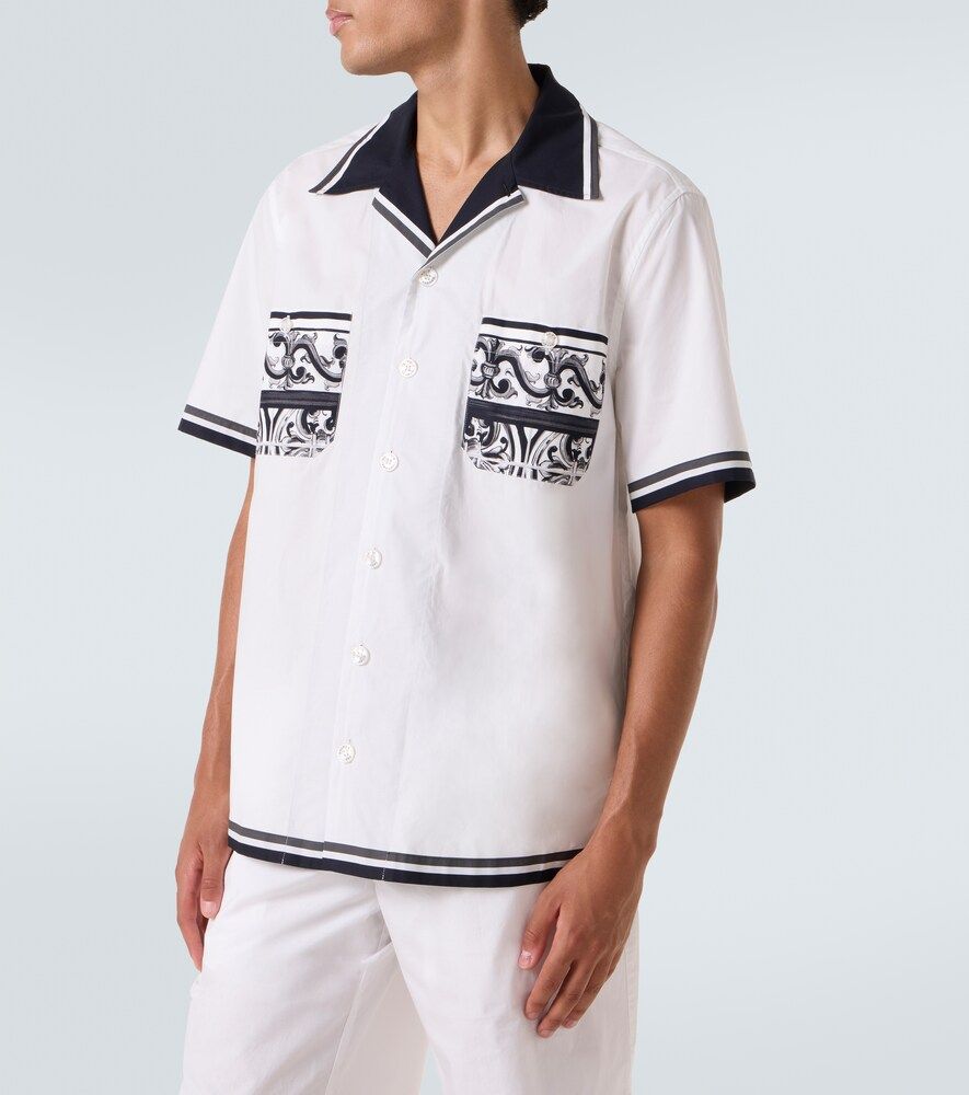 Camisa Majolica de algodón estampada - Dolce&Gabbana - Modalova