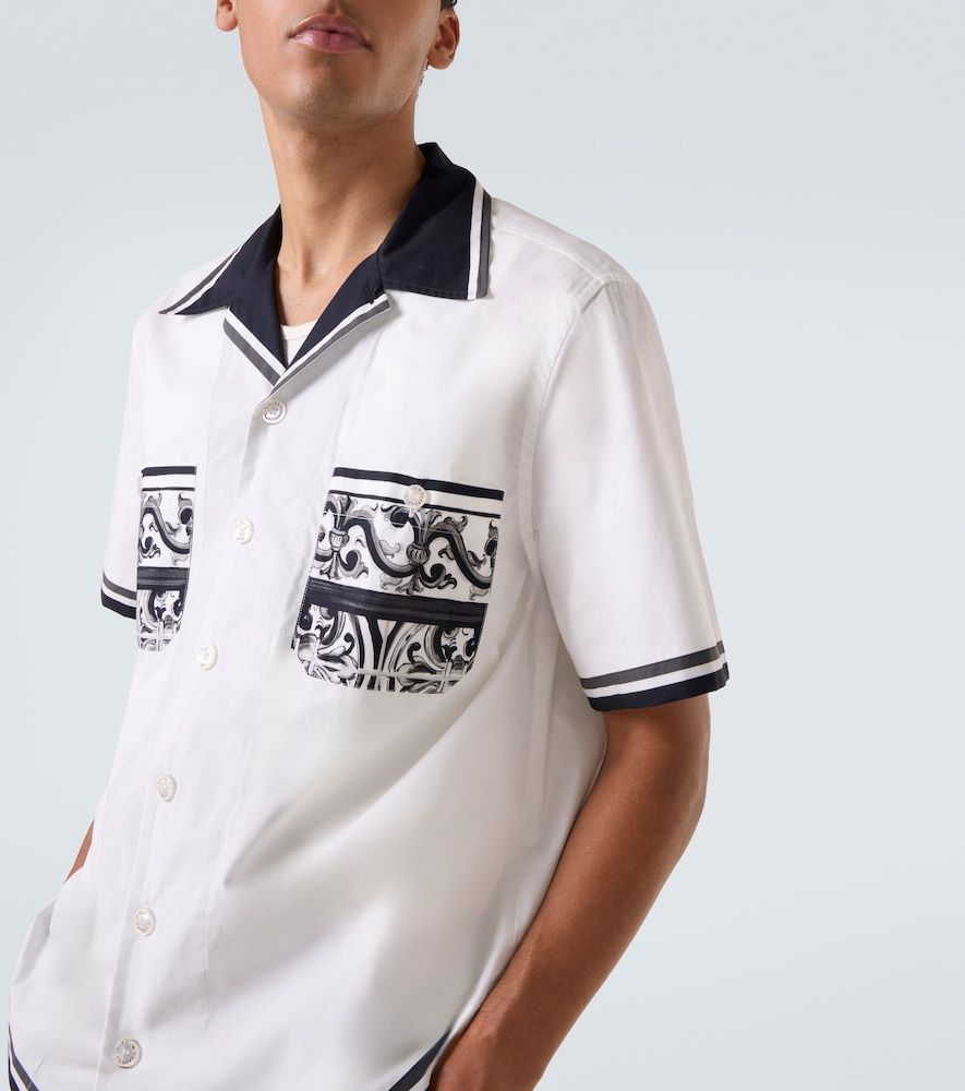 Camisa Majolica de algodón estampada - Dolce&Gabbana - Modalova