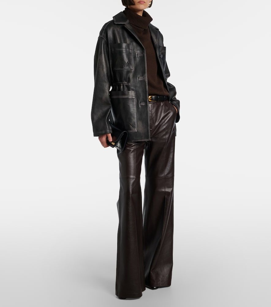 Chaqueta Sleek Statement de piel - Dorothee Schumacher - Modalova