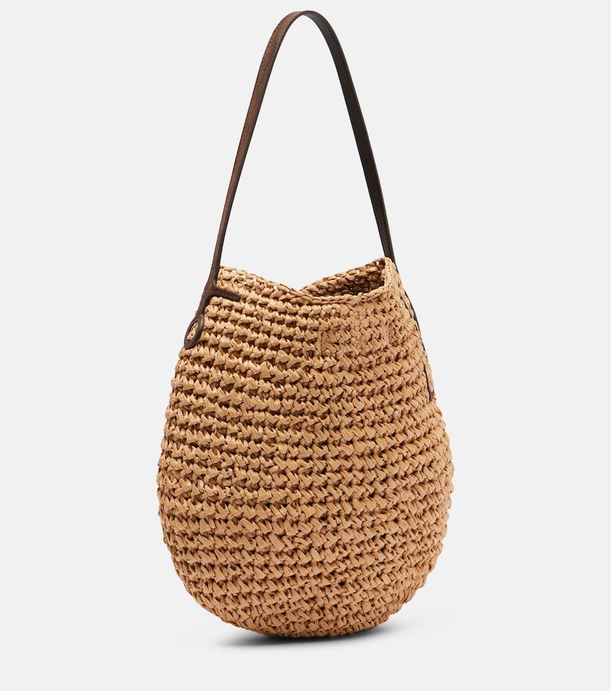 Bucket Bag Bulb Small aus Raffiabast - JW Anderson - Modalova