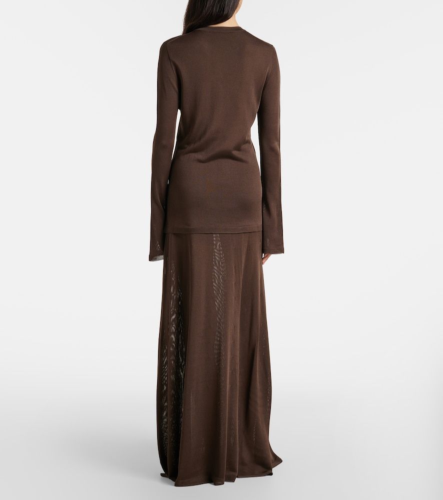 Tom Ford Mesh maxi skirt - Tom Ford - Modalova
