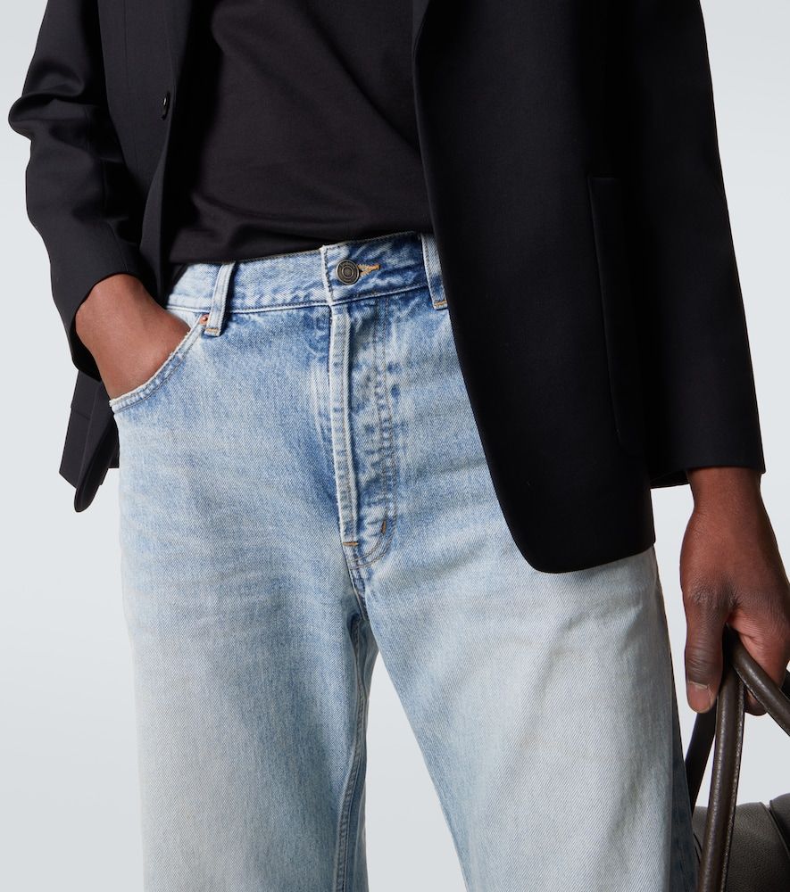 Jeans regular a vita media - Saint Laurent - Modalova