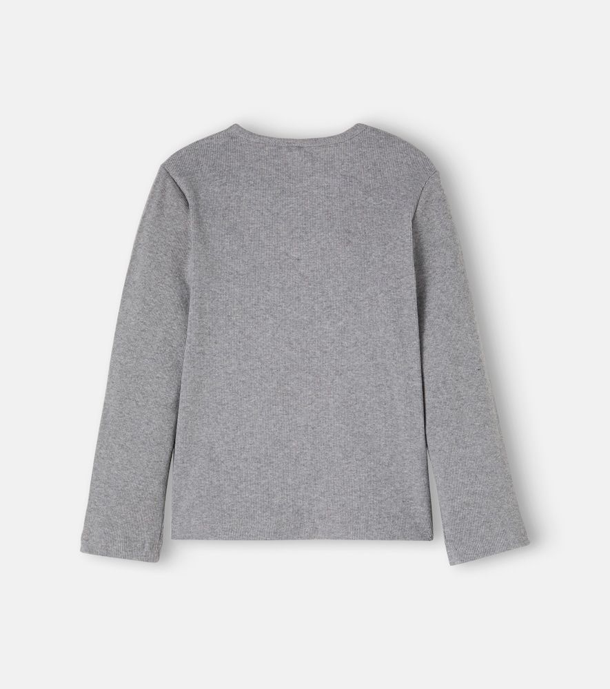 Camiseta acanalada en mezcla de algodón - Mini Rodini - Modalova