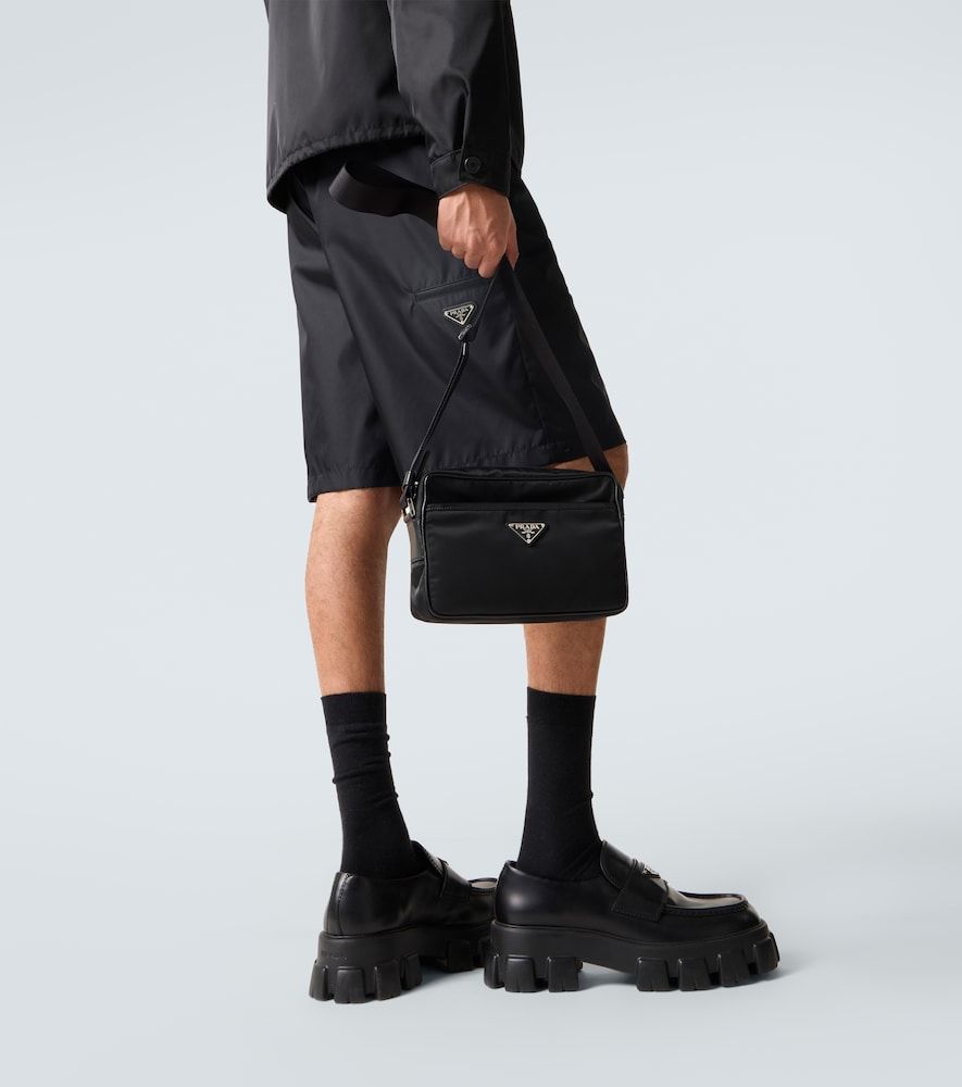 Bolso al hombro de Re-Nylon y piel - Prada - Modalova