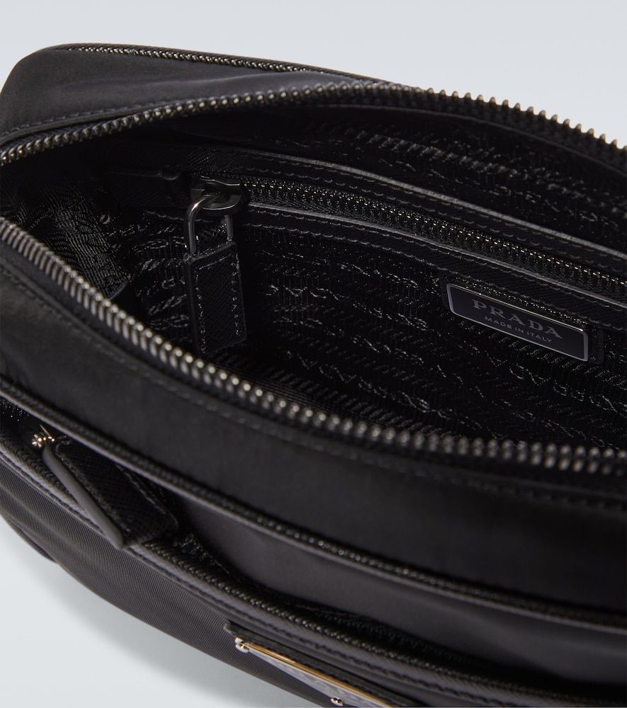 Bolso al hombro de Re-Nylon y piel - Prada - Modalova