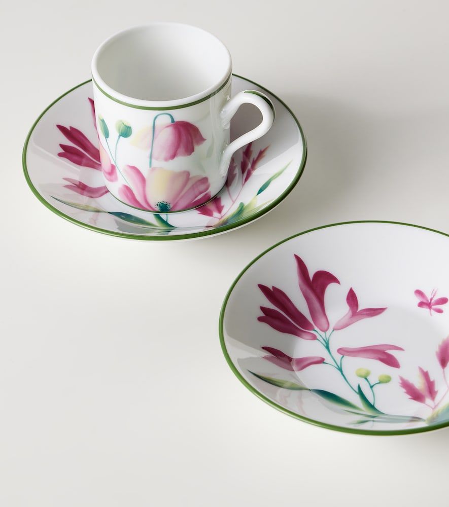 Set de 2 tazas de café y platillos Impero de porcelana - Ginori 1735 - Modalova