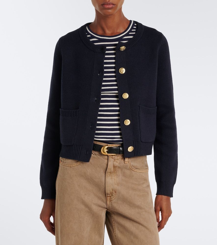 Cardigan Mahal in cotone e cashmere - Velvet - Modalova