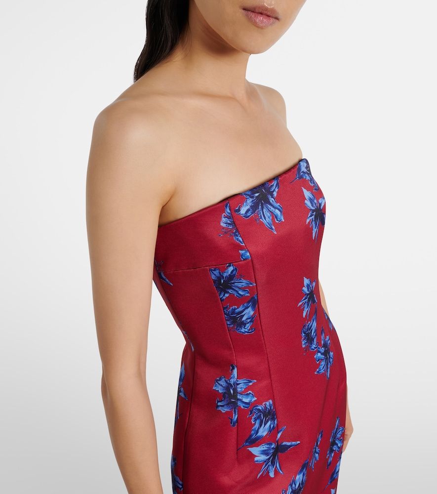 Vestido midi Leila de guipur de satén - Emilia Wickstead - Modalova