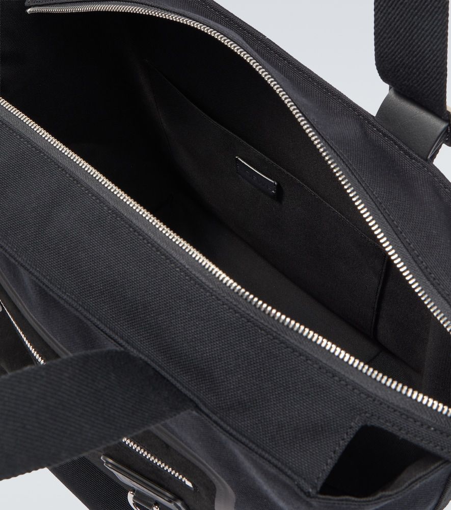 Bolso Flex Medium de lona y ante - Loewe - Modalova