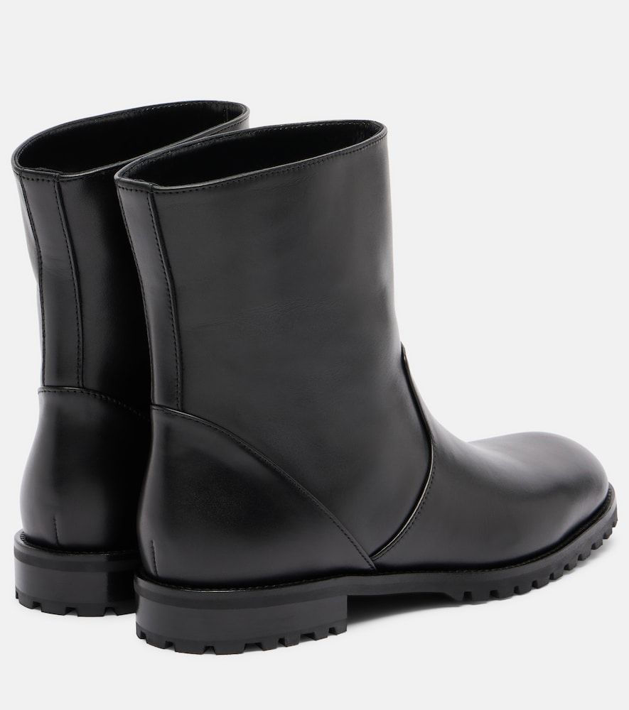Ankle Boots aus Leder - Manolo Blahnik - Modalova
