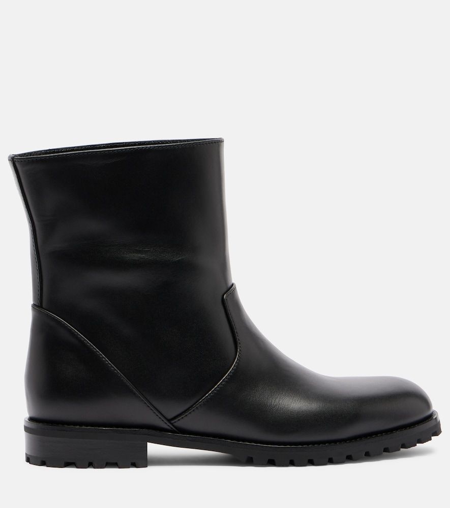 Ankle Boots aus Leder - Manolo Blahnik - Modalova