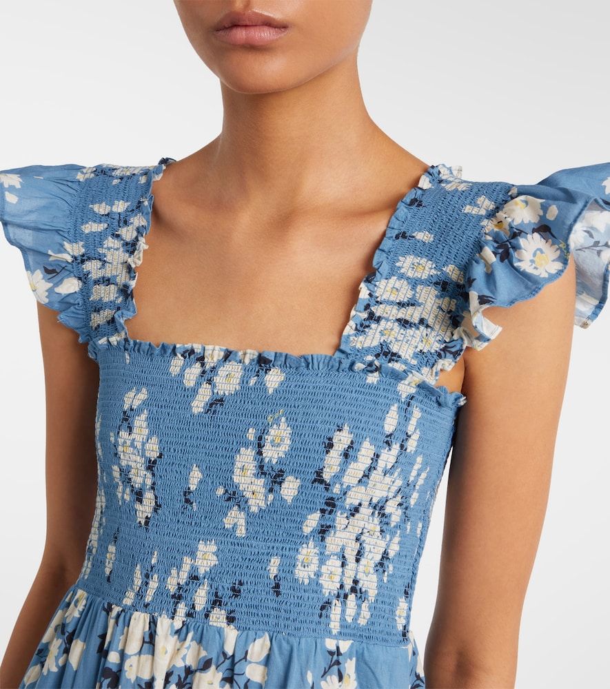 Vestido corto Sidney de algodón floral - Rixo - Modalova