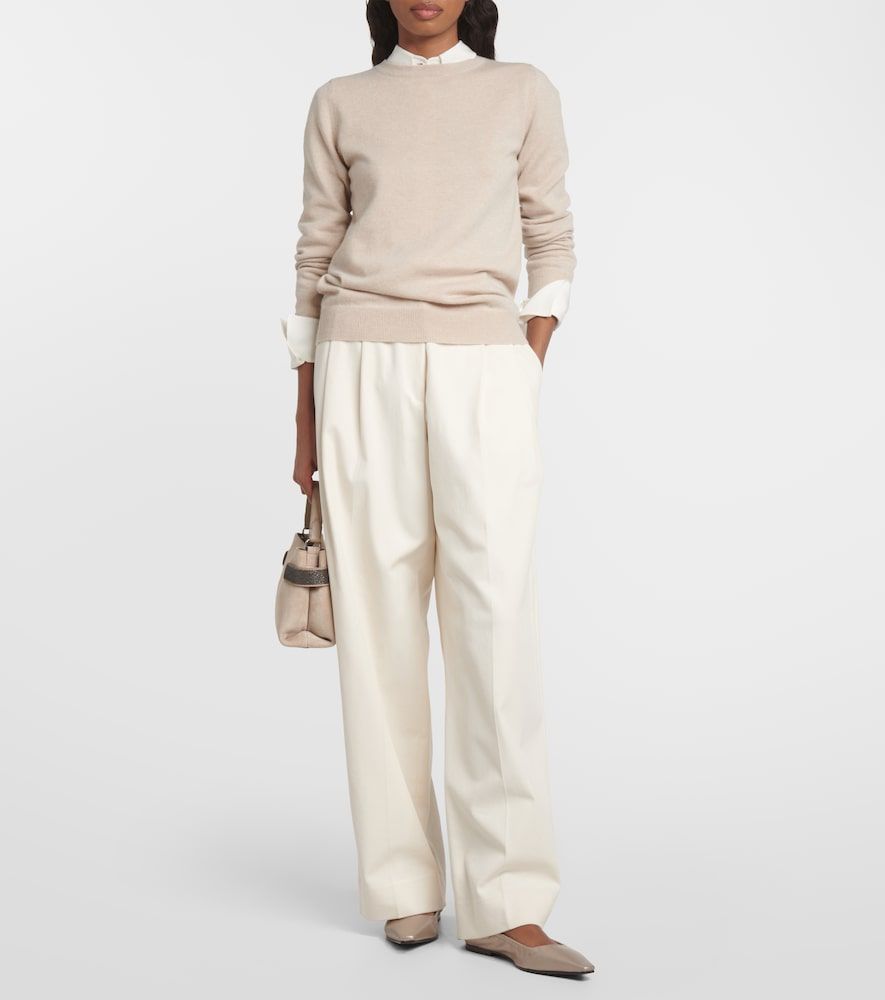 Metallic leather ballet flats - Brunello Cucinelli - Modalova