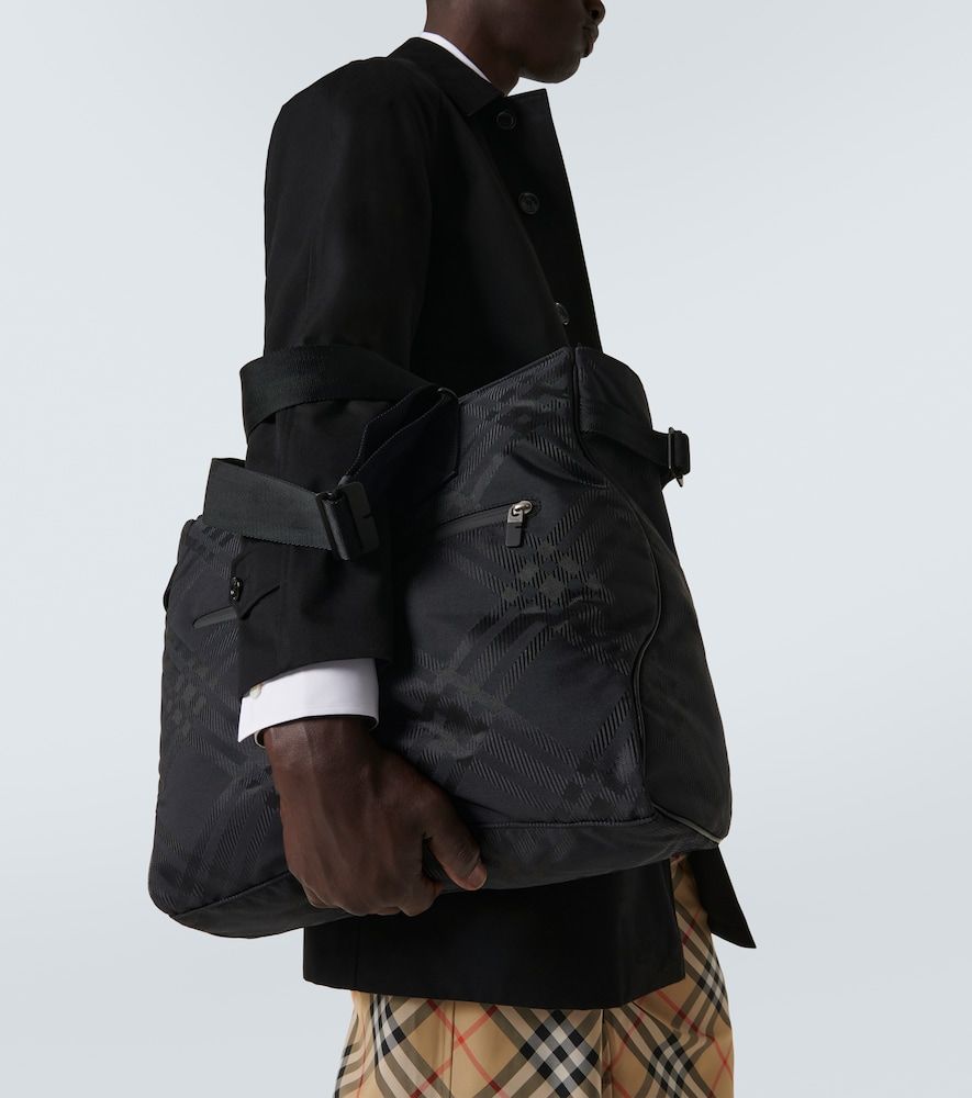 Borsa in jacquard Check - Burberry - Modalova