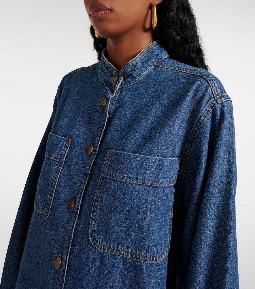 Abito chemisier di jeans Double Pocket - Frame - Modalova