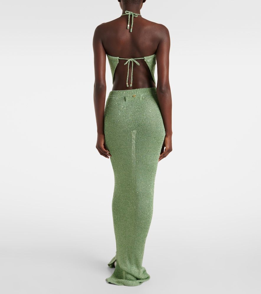 Alma sequined knitted maxi skirt - Bananhot - Modalova