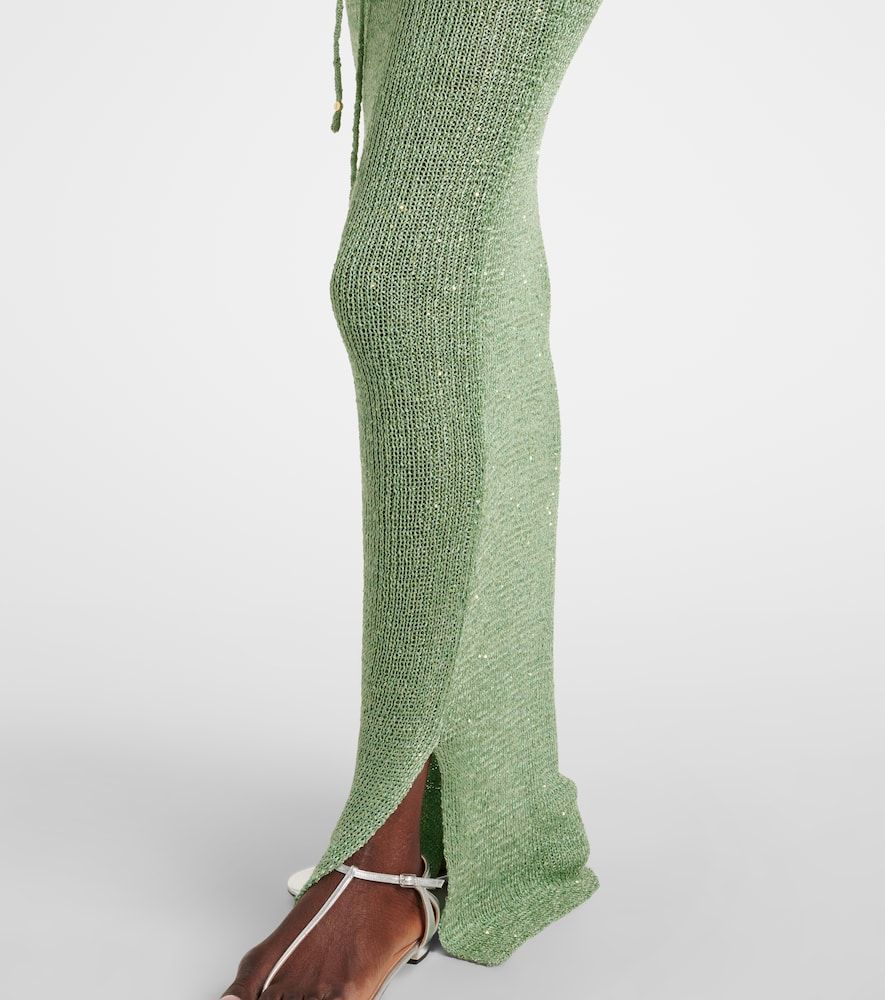 Alma sequined knitted maxi skirt - Bananhot - Modalova