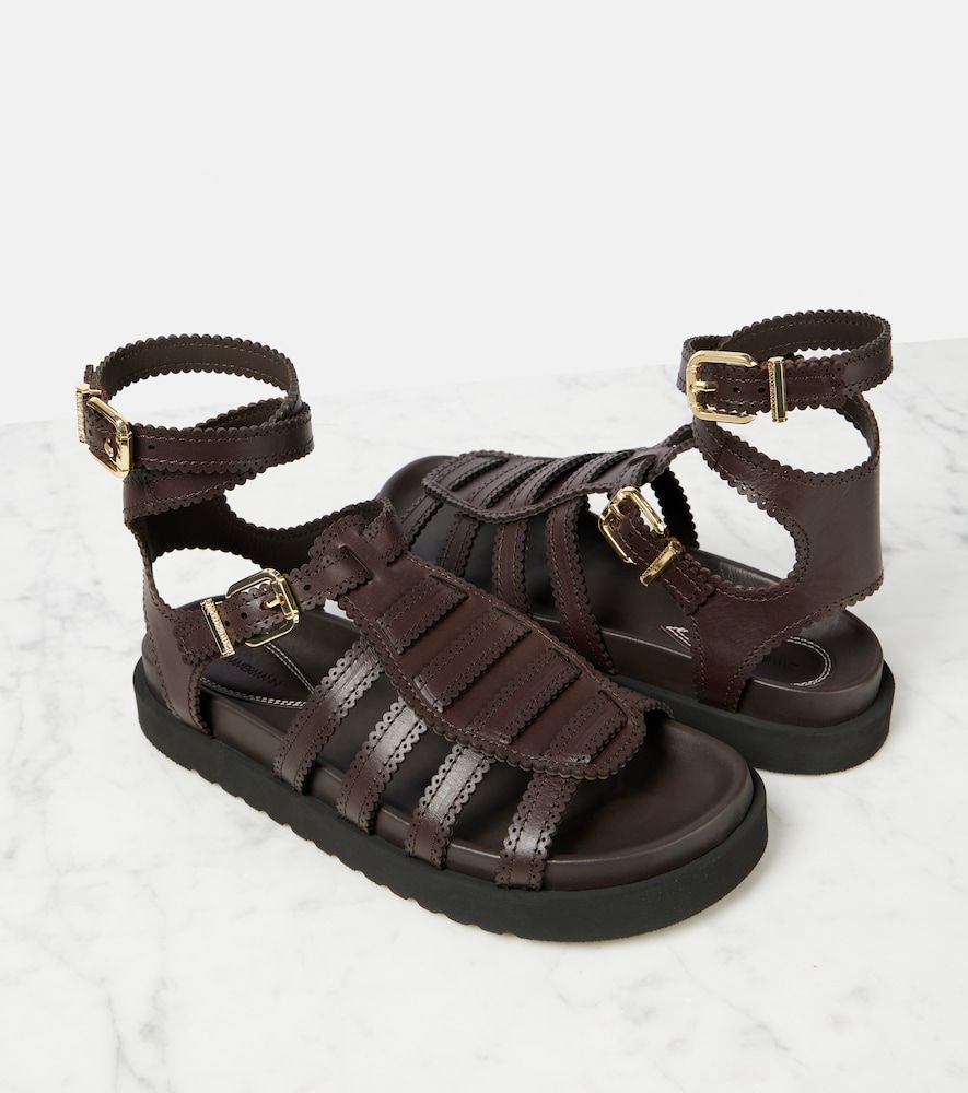 Sandali gladiatore Goldie in pelle - Zimmermann - Modalova