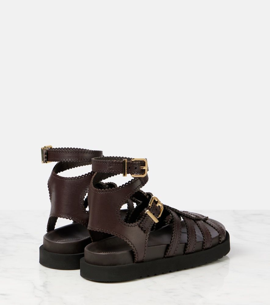 Sandali gladiatore Goldie in pelle - Zimmermann - Modalova