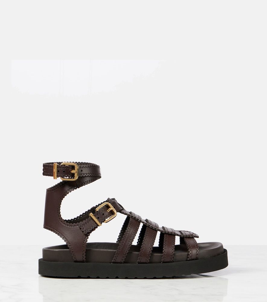 Sandali gladiatore Goldie in pelle - Zimmermann - Modalova